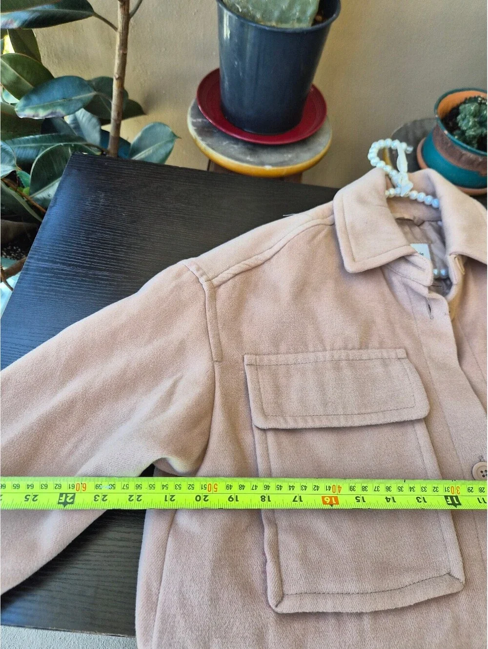 Abercrombie & Fitch Beige Shirt Jacket Size S [COPY]